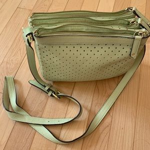 Mint crossbody bag